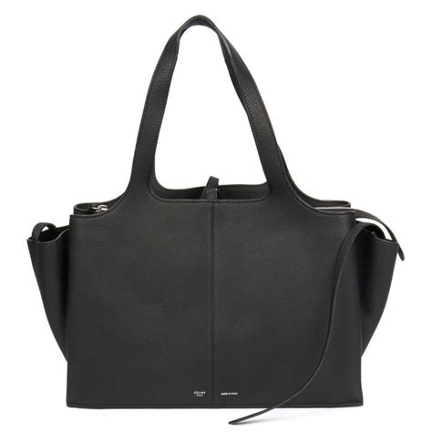 CELINE Bullhide Calfskin Medium Tri